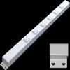 24 Hardwired Power Strip (NO Power Cord), 6 (NEMA 5-20R) Vertical Outlets (NOT Tamper Resistant), with Ears (with mounting tabs on Both Ends), 20 Amp, White view 1