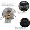 Hdlsina Helmet Mode Tactical Shooting headset + with U94 PTT 2pin with ARC Rail Adapter Noise Reduction & Sound Pickup Ear Protection (TAN) view 4