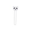 Mikikit Cable Wire Winder Desk Cable Manager Silicone Animal Shape White Panda view 1