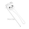Mikikit Cable Wire Winder Desk Cable Manager Silicone Animal Shape White Panda view 2