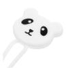 Mikikit Cable Wire Winder Desk Cable Manager Silicone Animal Shape White Panda view 3