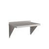 Krollen Industrial 16 Gauge Stainless Steel 15" x 24" Heavy-Duty Solid Wall Shelf view 1