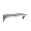 Krollen Industrial 16 Gauge Stainless Steel 12" x 36" Heavy Duty Solid Wall Shelf view 1