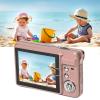 Digital Camera, 48MP 2.7in LCD 4K Vlogging Camera for Shooting (Pink) view 3