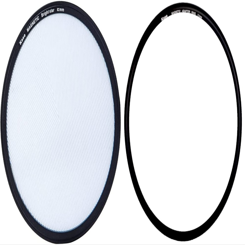 Kase 82mm Magnetic Bright Star Focus Focusing Tool/Filter inc Adapter Ring