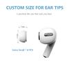 SIXFU 3 Pairs Replacement Ear Tips Compatible with AirPods Pro and AirPods Pro 2, Updated Ear Buds Silicone Tips Including AirPods Cleaner Brush with Portable Storage Case (XS) view 3