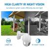 Garosa Security Cameras C2 Infrared Night Vision Network Camera Outdoor IP65 Rotating Surveillance Camera 1080P Resolution Aluminum view 2