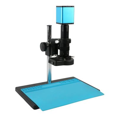 JUIYU Microscope Accessories Kit Industrial Measuring Microscope Camera 180X C Mount Lens 144 LED Light Microscope Slides (Color : A, Size : Measuring)