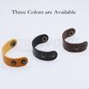 amavoler Leather Tubing Throttle Clutch Wires Cable Fixing Strap Oil Hose Tie Down Bandage Fit for Harley Honda Yamaha Suzuki Kawasaki Custom Bike etc. Also for Earphone USB Straps. Brown 4 Pcs. view 4