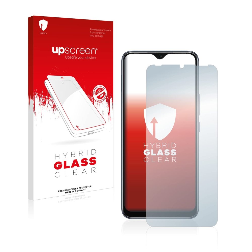 upscreen Screen Protector Film compatible with Infinix Hot 20i - 9H Glass Protection, Extreme Scratch Resistant