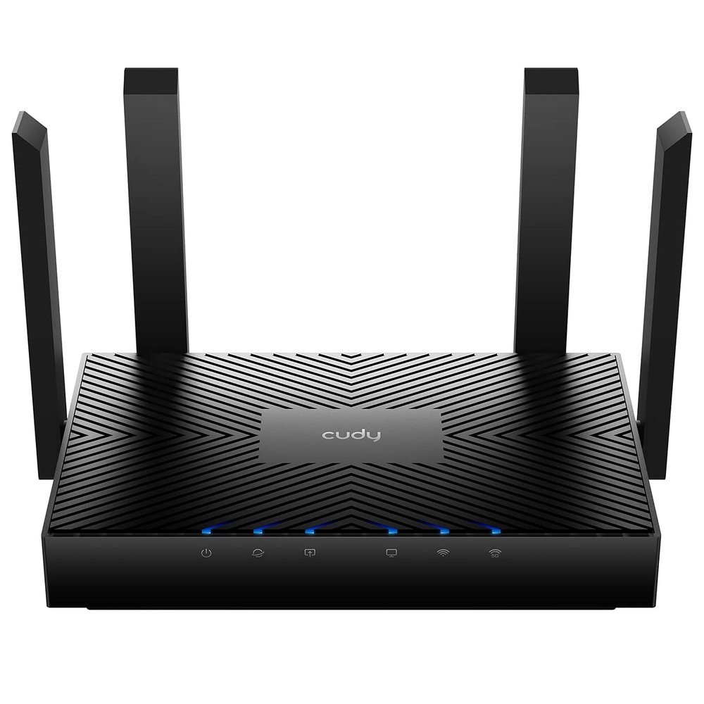 Cudy AX3000 WiFi 6 Router 802.11ax Wireless Dual Band Gigabit Internet Router, VPN Compatible, MU-MIMO, WireGuard, Cudy Mesh Compatible WR3000