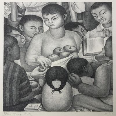 Diego Rivera : The Fruits of Labor : 1932 : Archival Quality Art Print