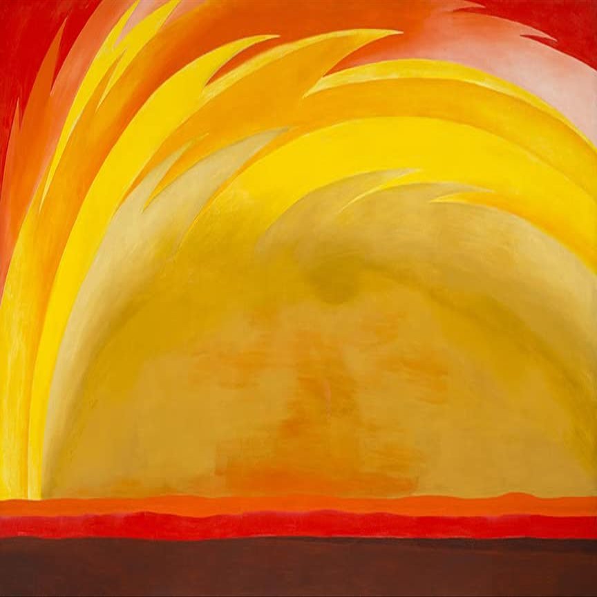 Georgia O'Keeffe : From the Plains : Archival Quality Art Print