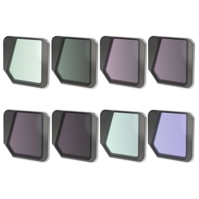 ABZEKH Drone Accessories Done Filter for DJI Mavic 3 Neutral Density Polar for DJI Mavic 3 Camera Accessories for UV CPL ND64/1000 NDPL4/8/16/32 Set Kit (Color : 8in1 Mix)