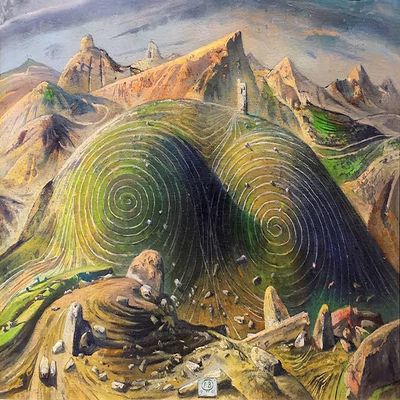 Eugene Berman : Sicilian Landscape II : Archival Quality Art Print