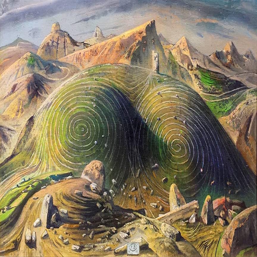 Eugene Berman : Sicilian Landscape II : Archival Quality Art Print