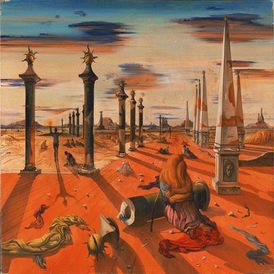 Eugene Berman : View in Perspective of a Perfect Sunset : Archival Print