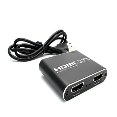 SANOXY Active HDMI Splitter 1 x 2 Amplifier Supports 4K, 2K 3D 1080p