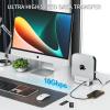 USB C Hub, Minisopuru Mac mini Dock Support M.2 NVMe/SATA SSD, 5 in 1 Stand & Docking Station Accessories with 2 USB C 10Gbps Data, TF& SD, M.2 SSD(Not Included) view 4