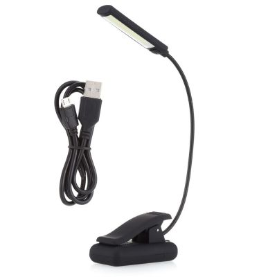 XTYPE Plug-in Clip On Book Reading Light Flexible Arm Stand Lamp for Notebook Working Light Read Night Reading Lamp