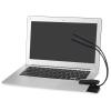 XTYPE Plug-in Clip On Book Reading Light Flexible Arm Stand Lamp for Notebook Working Light Read Night Reading Lamp view 4