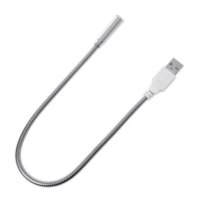 XTYPE USB Flexible Light Keyboard Lamp Rechargeable Adjustable Hose Night Illumination Plug and Play for PC Computer Desktop Book Read