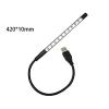 XTYPE USB LED Light Foldable Book Reading Light 10 LEDs USB Mini Night Reading Desk Lamp Flexible Laptop PC Gadgets USB Socket Light view 4