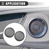 Motoforti Car Audio Speaker Cover, Mesh Subwoofer Grill Horn Guard Protector, 6 Inch, Plastic, Black, 2pcs view 2