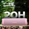 BolaButty Bluetooth Speaker with HD Sound, Portable Wireless, IPX5 Waterproof, Up to 20H Playtime, TWS Pairing, BT5.3, for Home/Party/Outdoor/Beach, Electronic Gadgets, Birthday Gift (Pink) view 3
