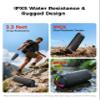 BolaButty Bluetooth Speaker with HD Sound, Portable Wireless, IPX5 Waterproof, Up to 20H Playtime, TWS Pairing, BT5.3, for Home/Party/Outdoor/Beach, Electronic Gadgets, Birthday Gift (Black) view 4