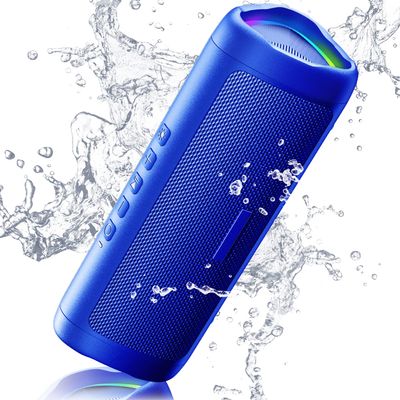 BolaButty Bluetooth Speaker with HD Sound, Portable Wireless, IPX5 Waterproof, Up to 20H Playtime, TWS Pairing, BT5.3, for Home/Party/Outdoor/Beach, Electronic Gadgets, Birthday Gift (Blue)