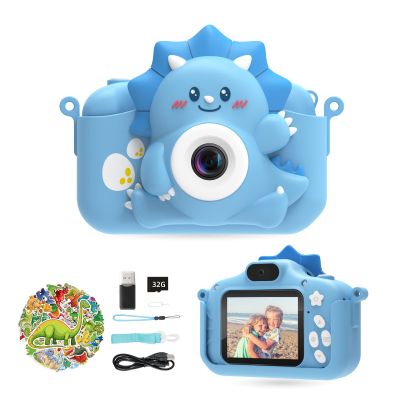 Kids Camera for Girls and Boys, HiMont Digital Camera for Kids with 32GB TF Card, 1080P Toddler Camera & Selfie Video Camera Suitable for Birthday & Christmas Toy Gift for Kids Age 3-10 (Blue)