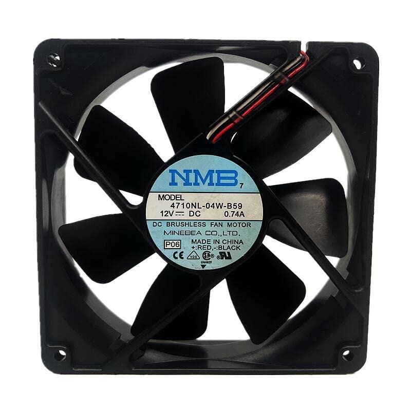 1 PCS 4710NL-04W-B59 DC12V 0.74A 12012025mm 3-Wire Cooling Fan