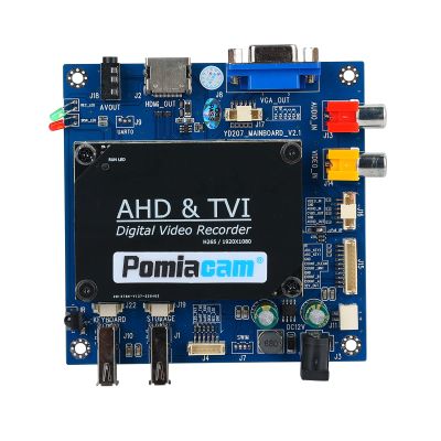 DVR Board AHD 1CH 1080P Video Recording Motherboard CVBS, AHD, TVI Access D1, 720P, 1080P Support HDMI VGA CVBS Soutput Ports