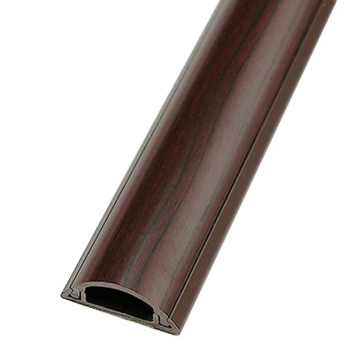 SRNSAEB Floor Cord Covers for Wires Wood Grain, Cable Trunking, Soft PVC Cord Hider for Office/Home/Workshop/Concert/Outdoor, Easy to Install (Color : B, Size : 100cm (3.3ft))