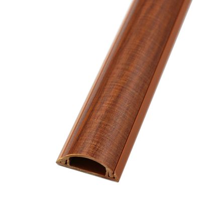 SRNSAEB Floor Cord Covers for Wires Wood Grain, Cable Trunking, Soft PVC Cord Hider for Office/Home/Workshop/Concert/Outdoor, Easy to Install (Color : ligjt Grey, Size : 300cm (10ft))