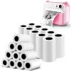 20 Pack Kids Instant Camera Refill Print Paper, 2.2 x 1.2 Inch Photo Printer Thermal Paper Rolls Print White Camera Paper Refill Compatible with VTech, Kidizoom, Dragon Touch Camera for Kids view 1