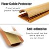 SRNSAEB Wood Grain Cable Shield Cord Cover - Hold 3 Wire, Floor Wire Protector, Self Adhesive Cable Raceway, 3cm Wide, 1.1cm High (Size : 400cm (13ft)) view 4