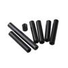 10pcs M210mm3.5mm Black Aluminum Alloy Cylindrical Long Nut view 1