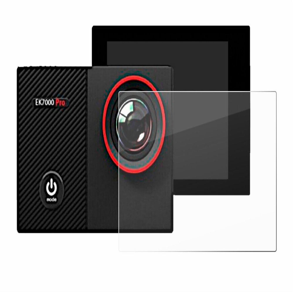 brotect Glass Screen Protector Film Compatible with Akaso EK7000 Pro - Glass-Foil 9H Protection [Scratch Resistant, High Clarity]