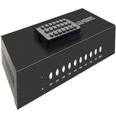 9-Channel HDMI Video Multiplexer MultiViewer with IR Remote