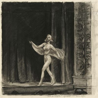 Edward Hopper : Study for Girlie Show : 1941 : Archival Quality Art Print