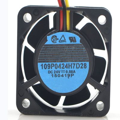 109P0424H7D28 24V 0.08A 40X40X15MM 3-Wire Cooling Fan