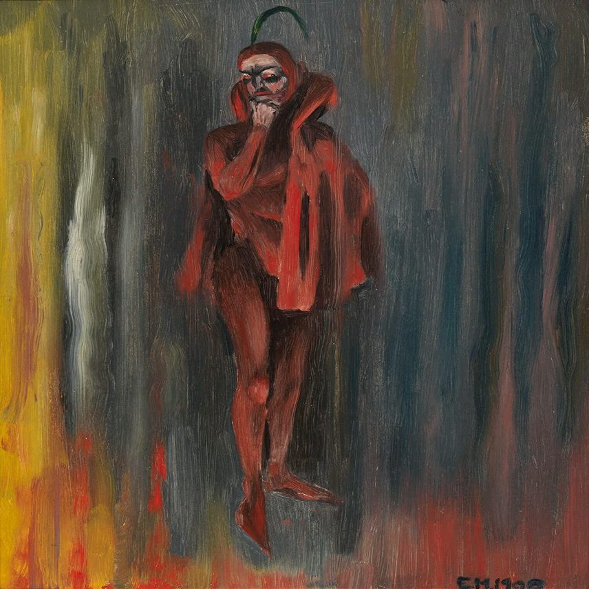 Edward Hopper : Satan in Red : Archival Quality Art Print
