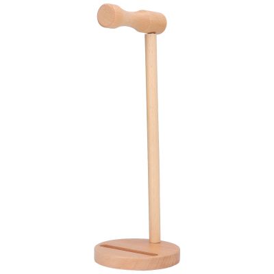 OUKENS Headphone Stand,Wooden Headphone Holder Beech Headset Stand Detachable Headphone Holder Rack for All Headphone Sizes