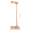 OUKENS Headphone Stand,Wooden Headphone Holder Beech Headset Stand Detachable Headphone Holder Rack for All Headphone Sizes view 2