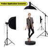 GIZMIT Motorized Rotating Display Stand, 360 Degree Electric Rotating Turntable for Photography Products Display, with 5 Color Background Boards,Black view 3