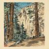 Chiura Obata : Eagle Peak Trail : 1930 : Archival Quality Art Print view 1