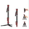 IFOOTAGE Monopod Cobra 3 C180F, 71" Monopod Camera Stand Carbon Fiber Camera Mono pod with Feet, Portable Travel Mono pod Compatible with Sony Canon Nikon DSLR Cameras, Max Load 17.64 lbs view 1