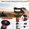 IFOOTAGE Monopod for Camera Cobra 3 A180T, 71" Camera Monopod with Feet, Aluminum Monopods Cameras Stand Compatible with Sony Canon Nikon DSLR, Payload 17.64 lbs/8 KG view 4